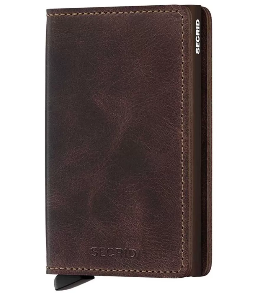 Femme Secrid Porte-Carte Slimwallet Vintage Chocolate