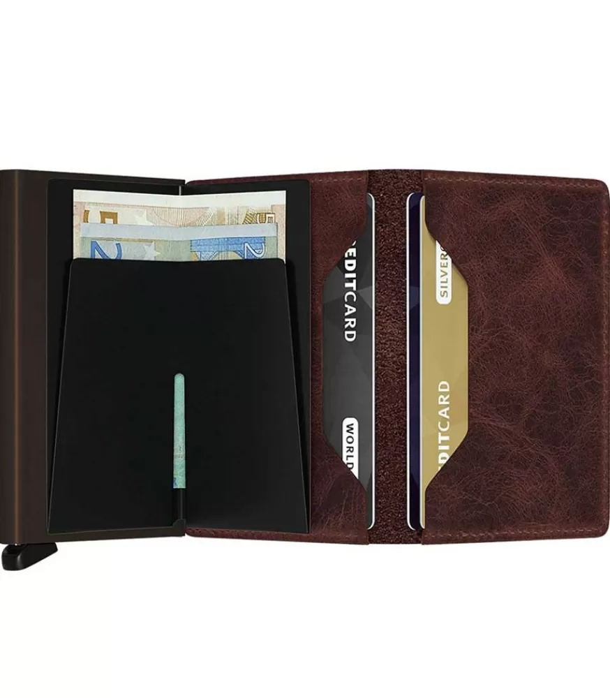 Femme Secrid Porte-Carte Slimwallet Vintage Chocolate