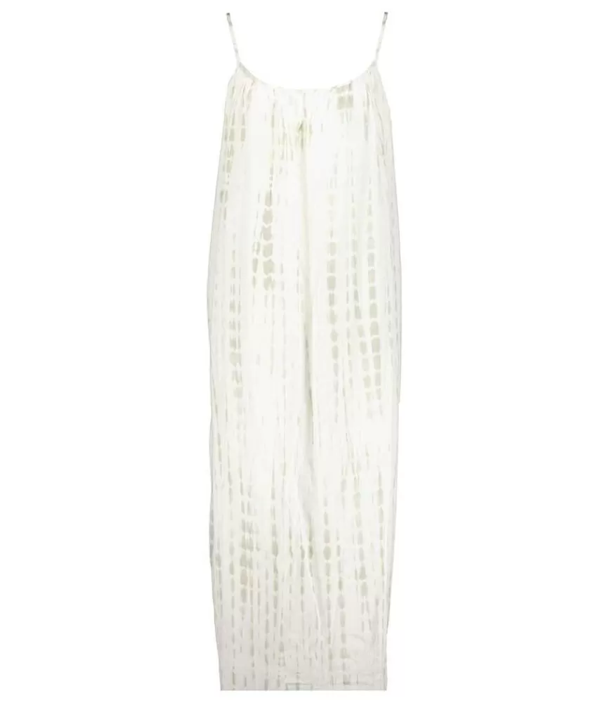 Femme Maison Saint Julien Robe Plissee Palm Beach Tie & Dye Water Green