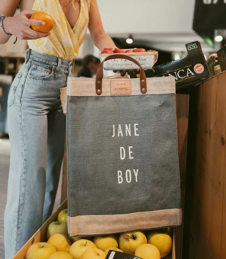 Femme Apolis Sac Equitable Market Bag Jane De Boy Charcoal