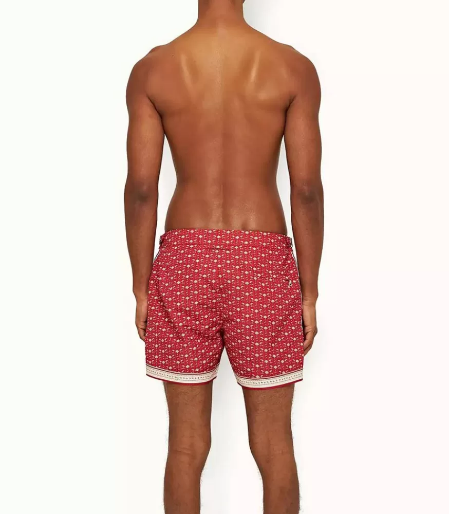Homme Orlebar Brown Short De Bain Homme Setter Vermillion Sea Mist Bandana