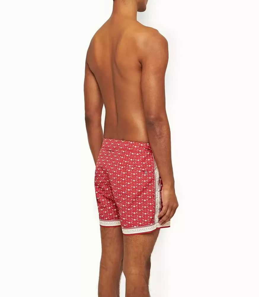 Homme Orlebar Brown Short De Bain Homme Setter Vermillion Sea Mist Bandana