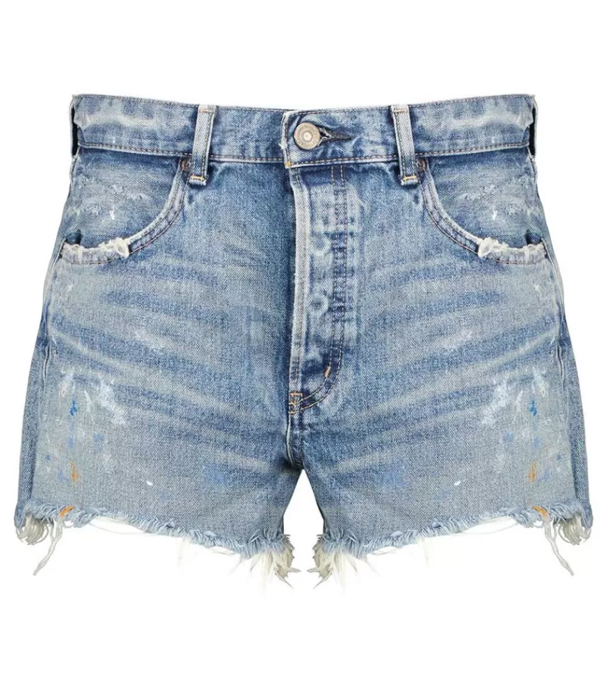 Femme Moussy Vintage Short En Denim Neeses A Taille Haute