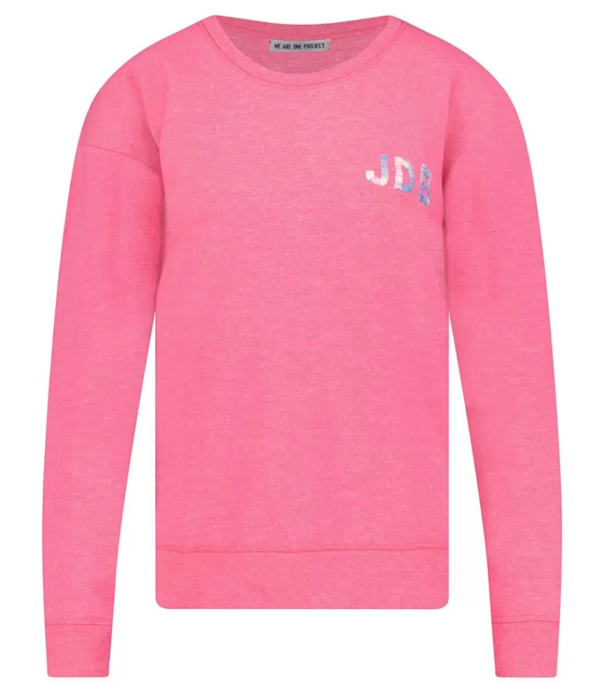 Femme We Are One Project Sweat-Shirt Vintage Smile Joy X Jane De Boy Rose