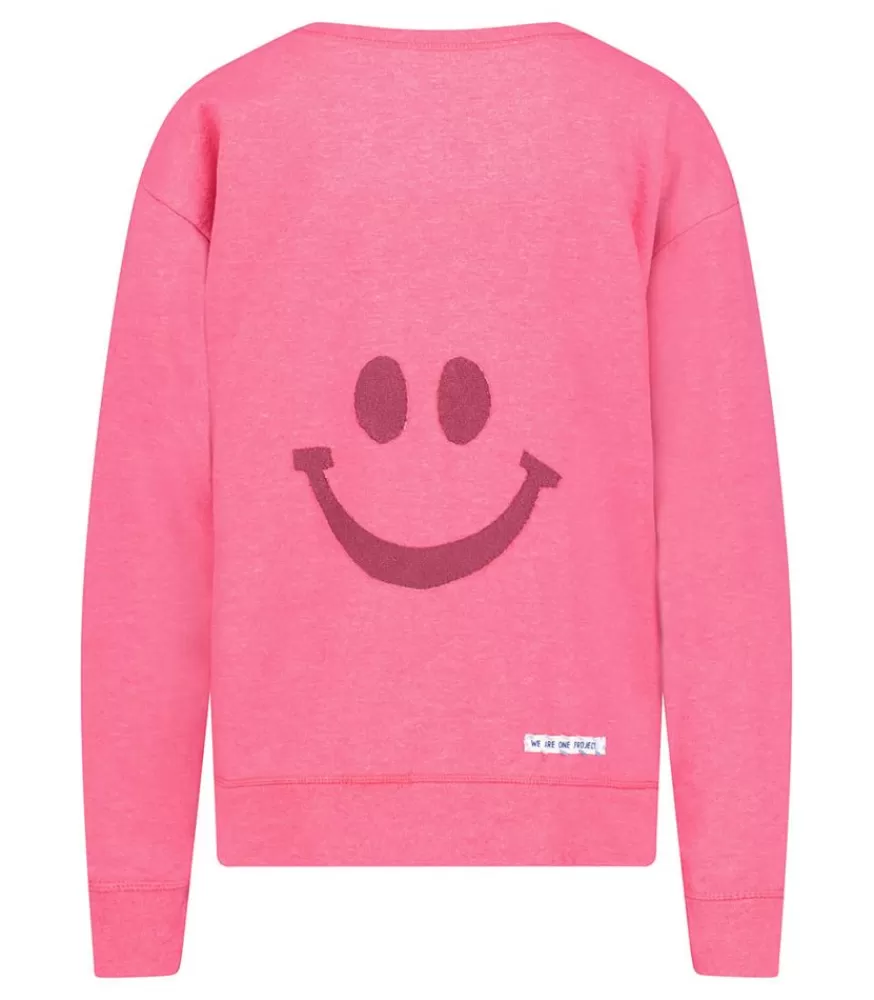 Femme We Are One Project Sweat-Shirt Vintage Smile Joy X Jane De Boy Rose