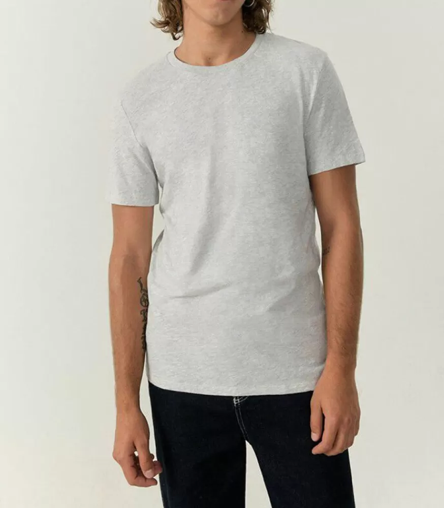 Homme American Vintage Tee-Shirt A Manches Courtes Et Col Rond Homme Bysapick Polaire Chine
