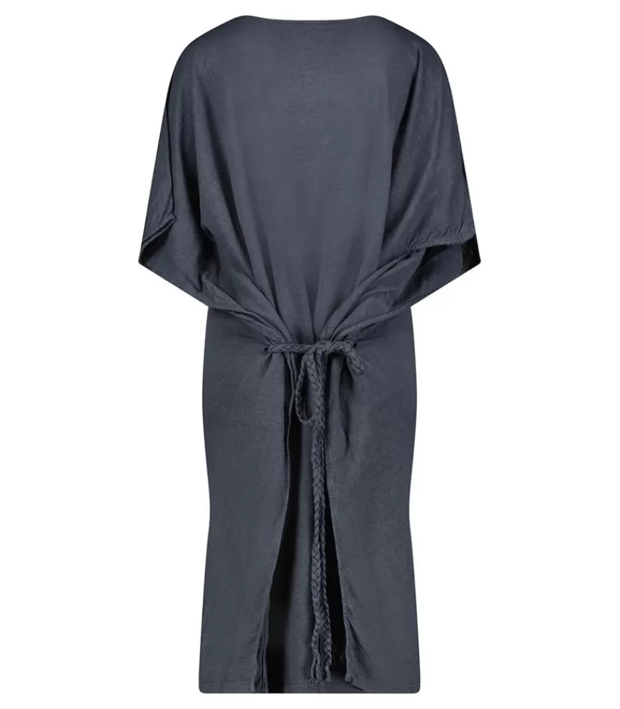Femme Majestic Filatures Tunique Col V Noire